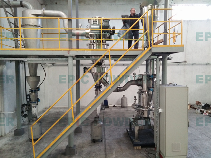 小型流化床氣流粉碎機(jī)