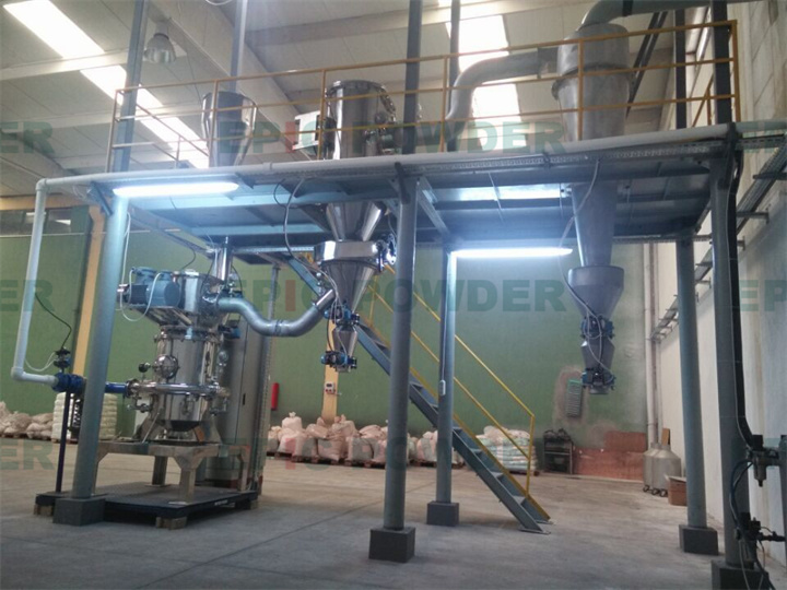 量產型流化床氣流粉碎機