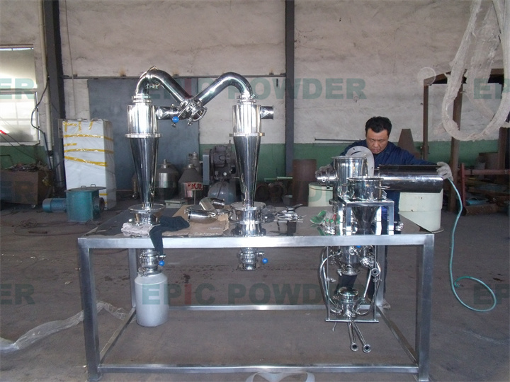 實驗型扁平式氣流磨