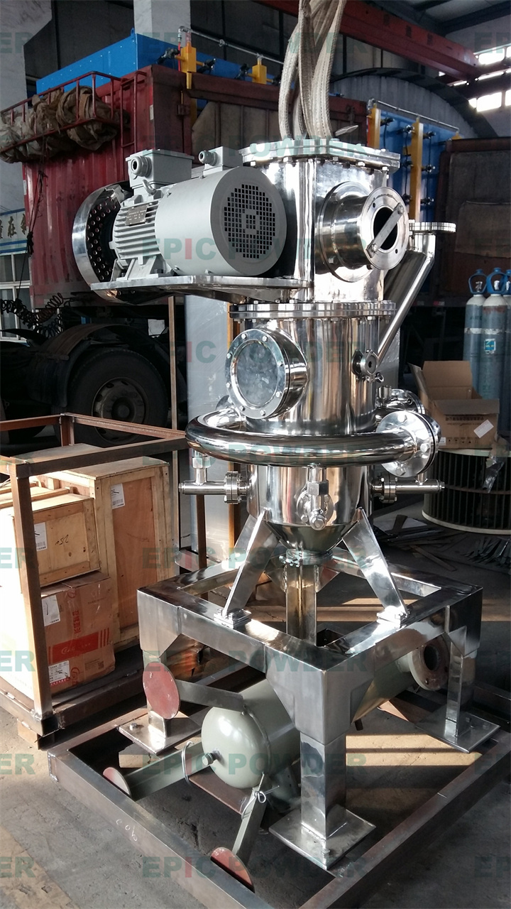 實驗型圓盤式氣流磨